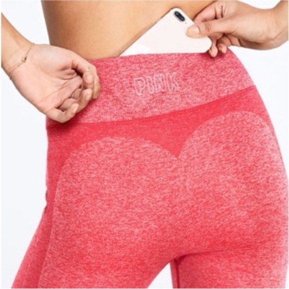 VS Pink Seamless Active Leggings - Picture 2 of 8